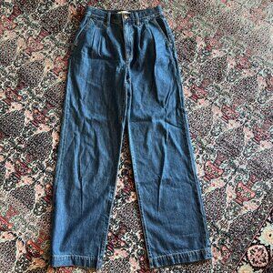 Madewell Denim Baggy Straight Jeans